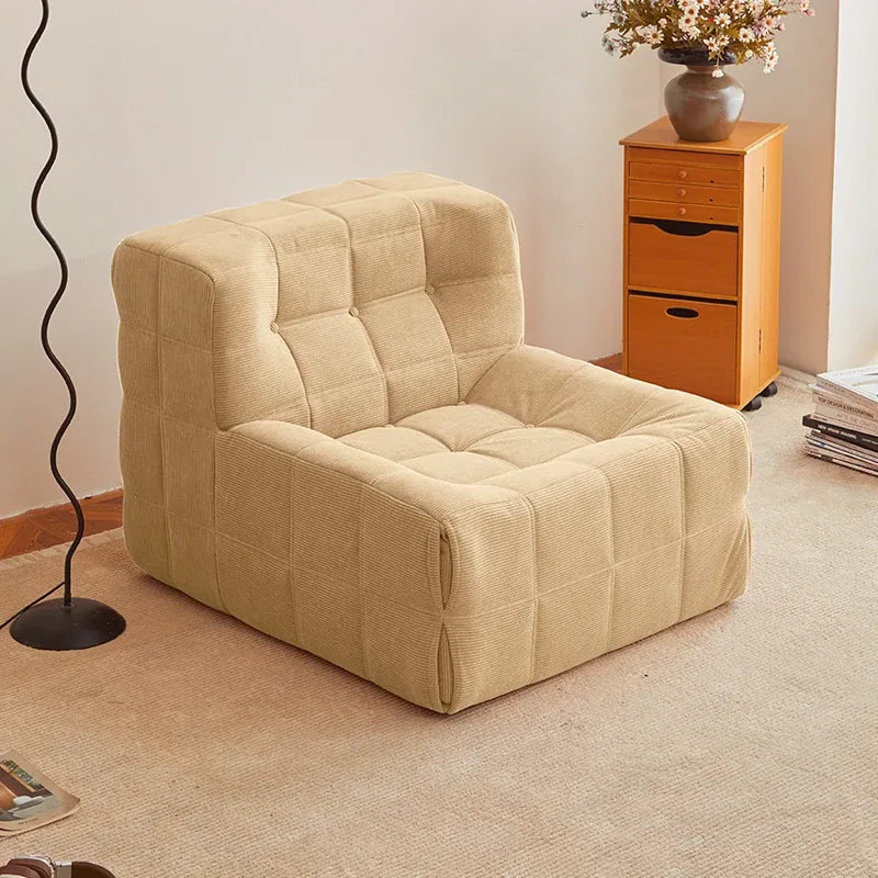 Canapé Modulaire Sans Cadre en Velours