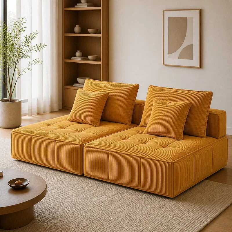 Canapé Modulaire Convertible en Mousse
