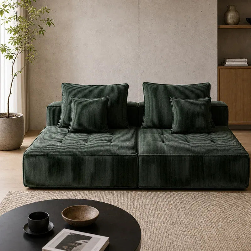 Canapé Modulaire Convertible en Mousse