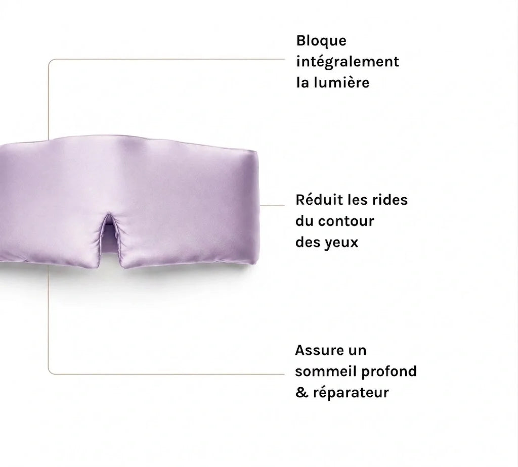 Masque de Nuit en Soie 22 Momme